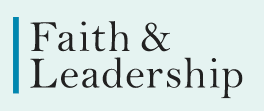 Faith & Leadership Blog Logo